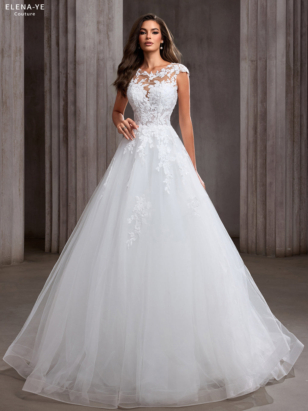 AW26092A Vestido de novia elegante