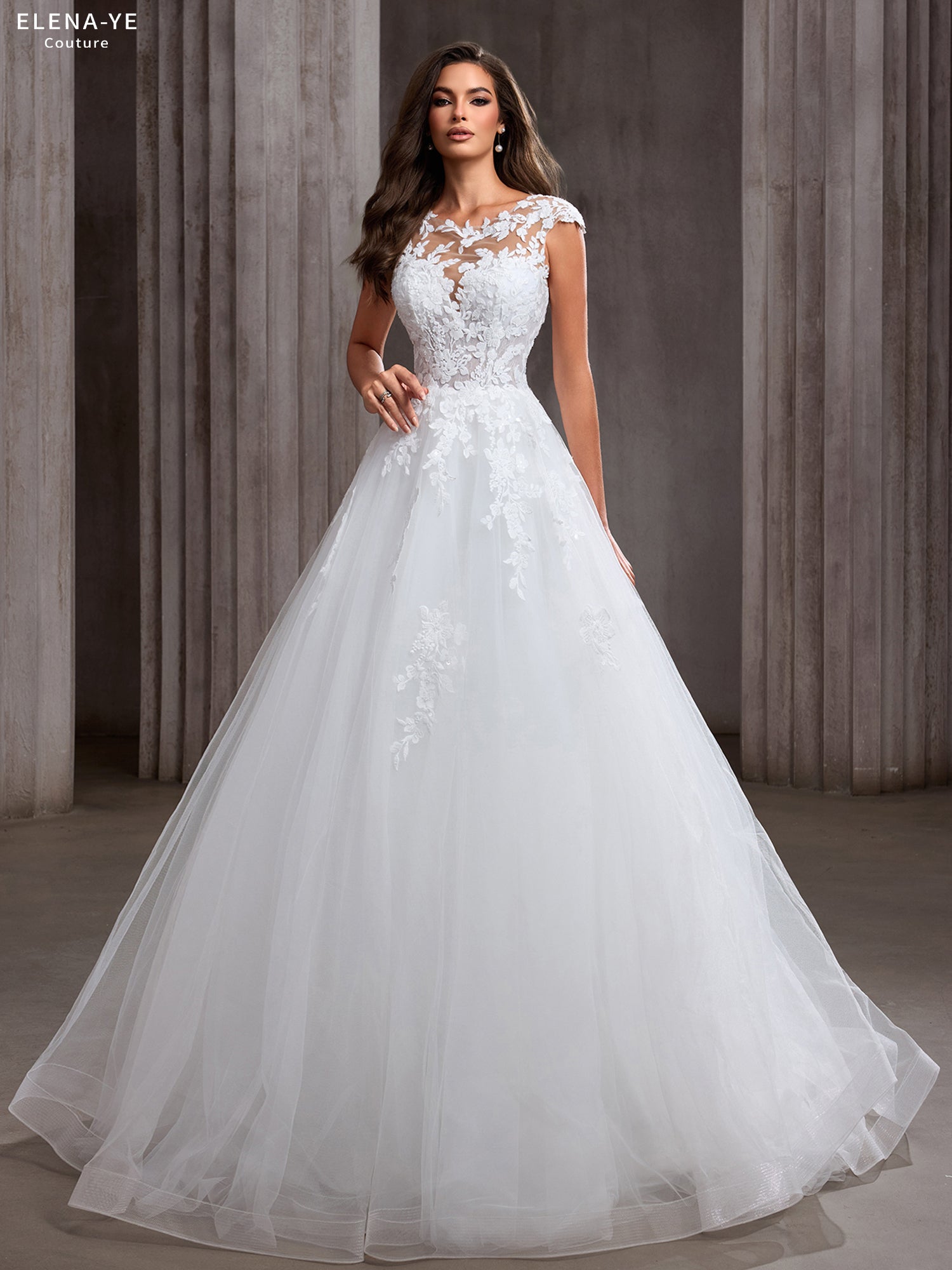 AW26092A Vestido de novia elegante