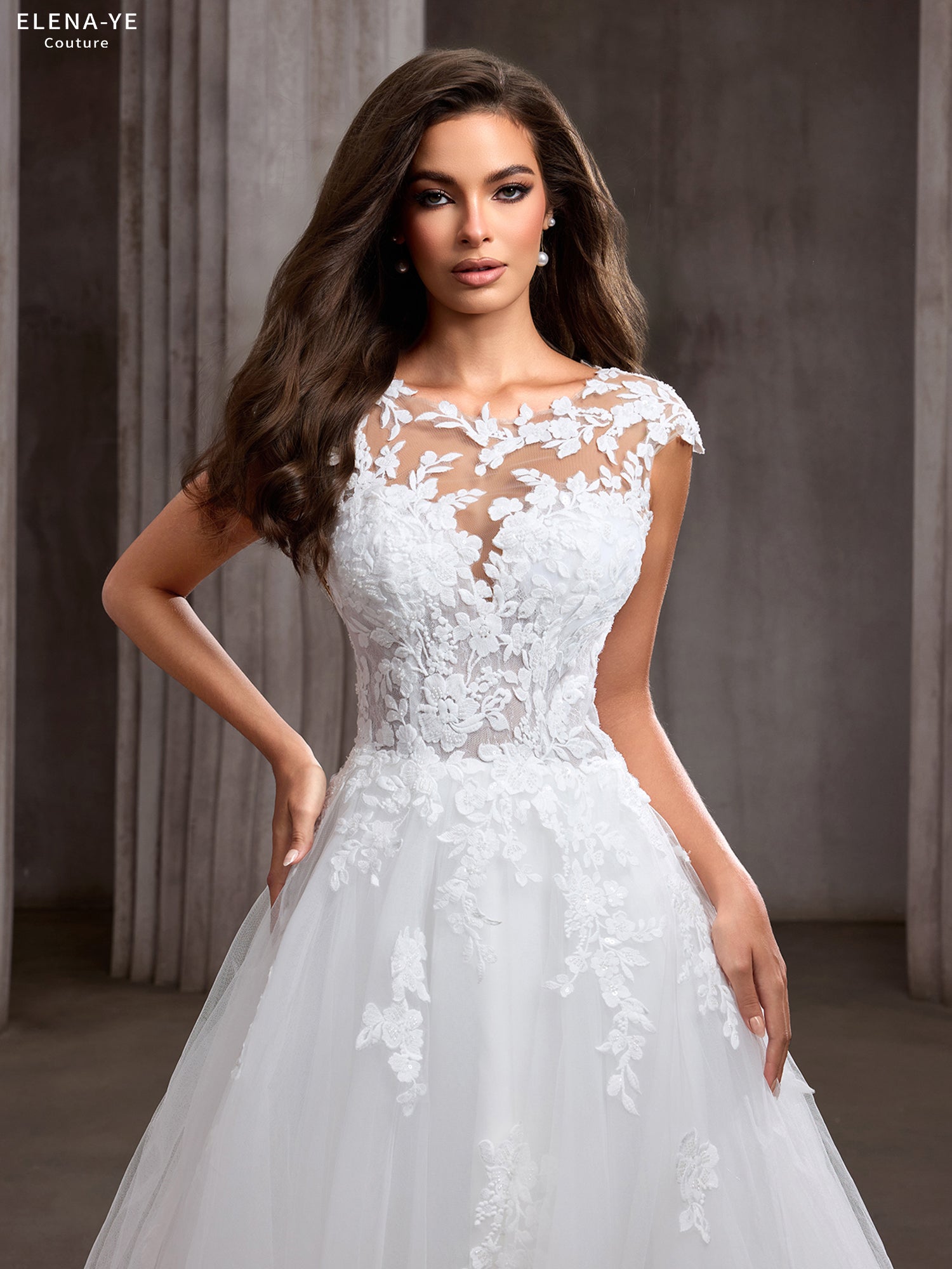 AW26092A Vestido de novia elegante