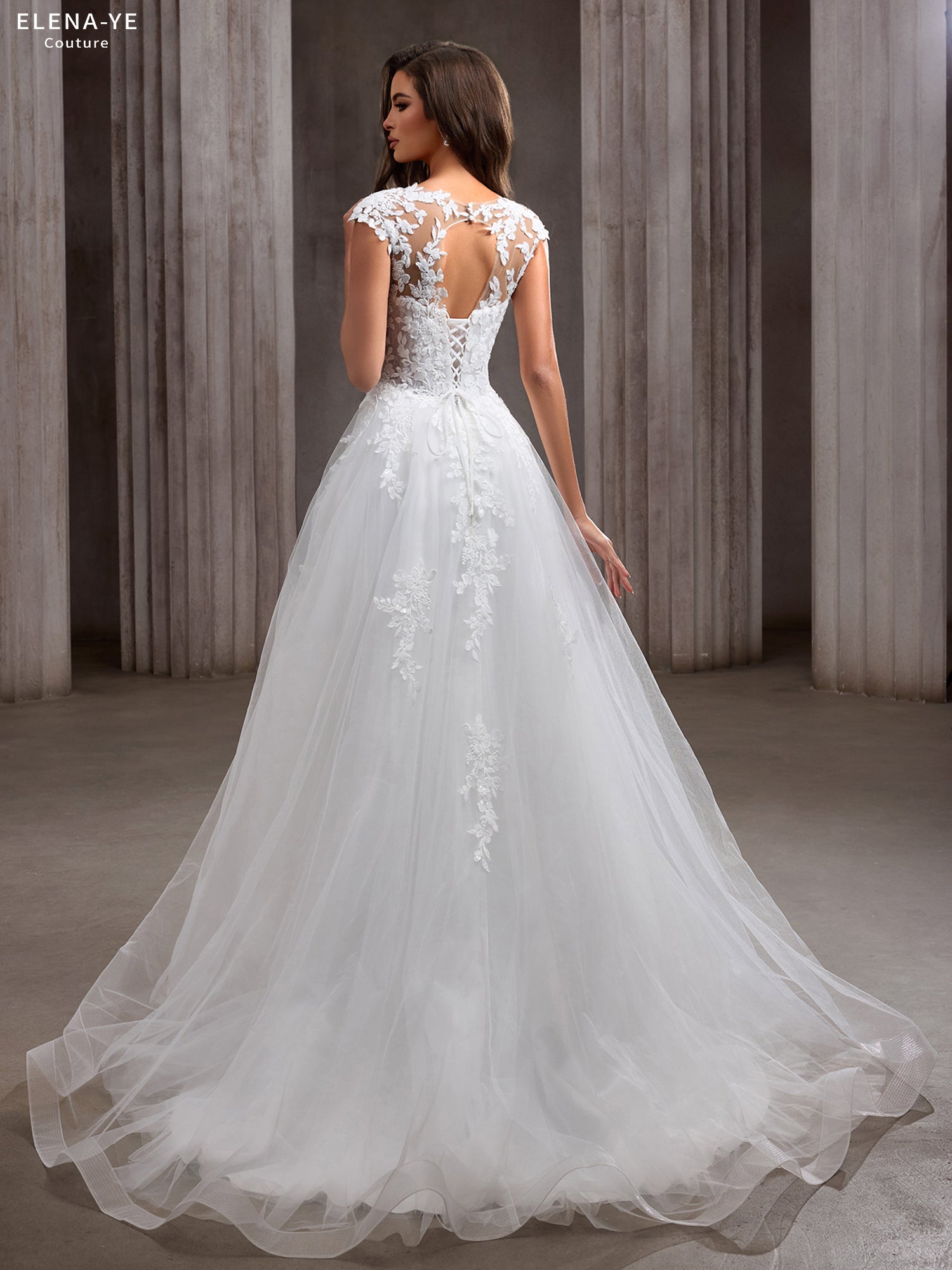 AW26092A Vestido de novia elegante