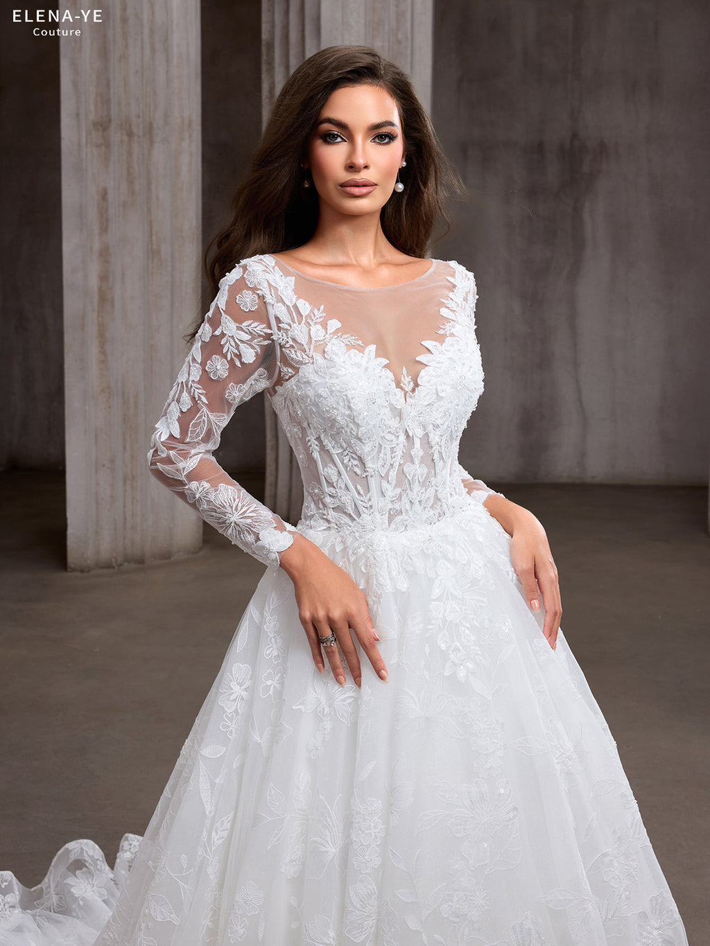 AW26099A Vestido de novia elegante