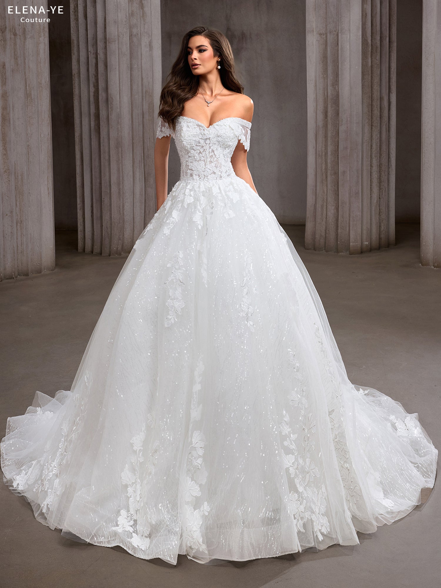 AW26195A Vestido de novia elegante