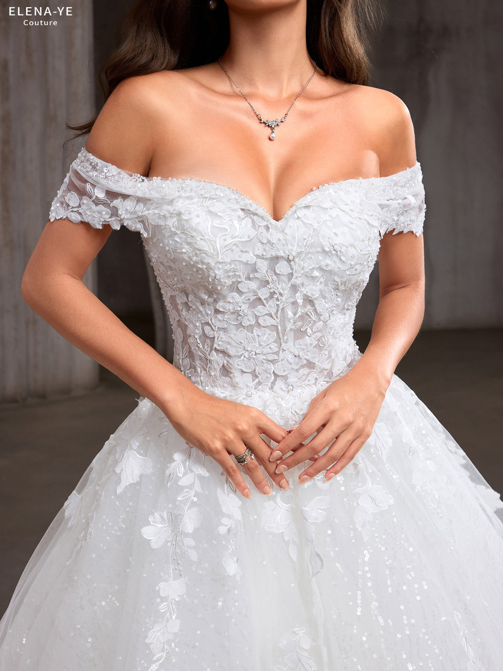 AW26195A Vestido de novia elegante