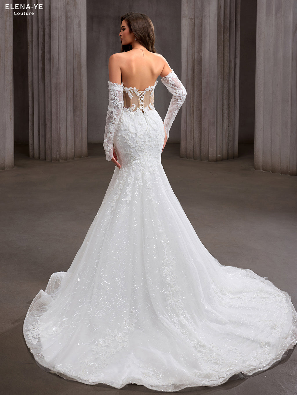AW26096A Vestido de novia elegante