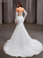 AW26096A Vestido de novia elegante