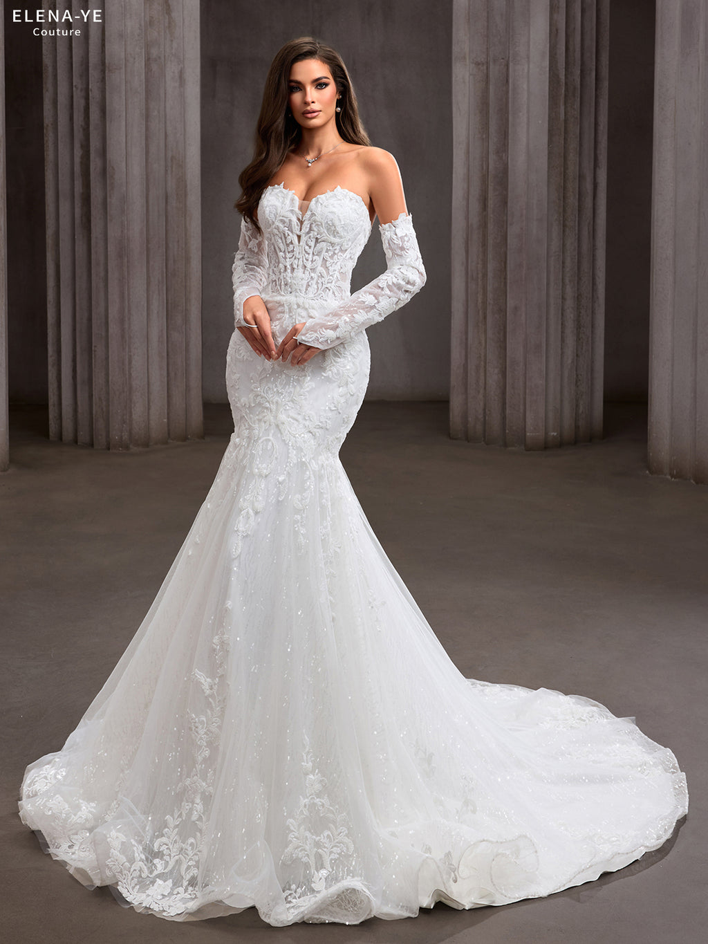 AW26096A Vestido de novia elegante