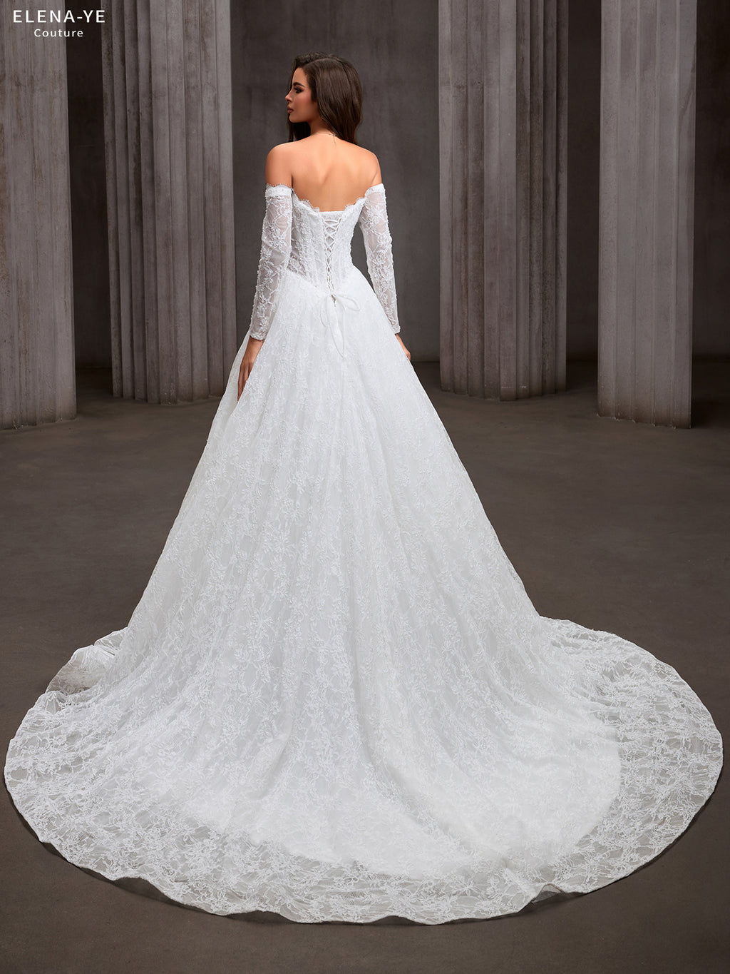 AW26085A Vestido de novia elegante