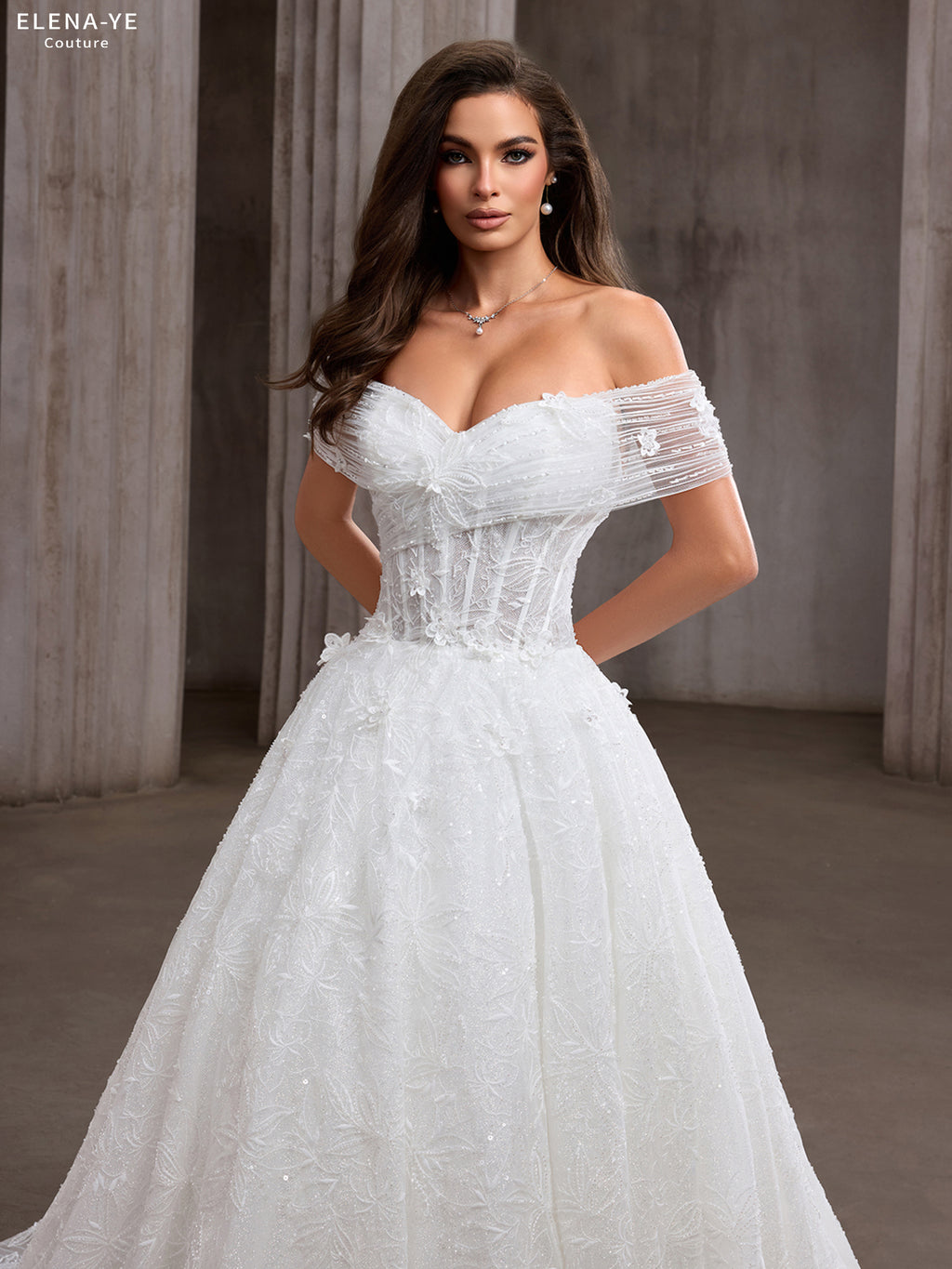 AW26080A Vestido de novia elegante