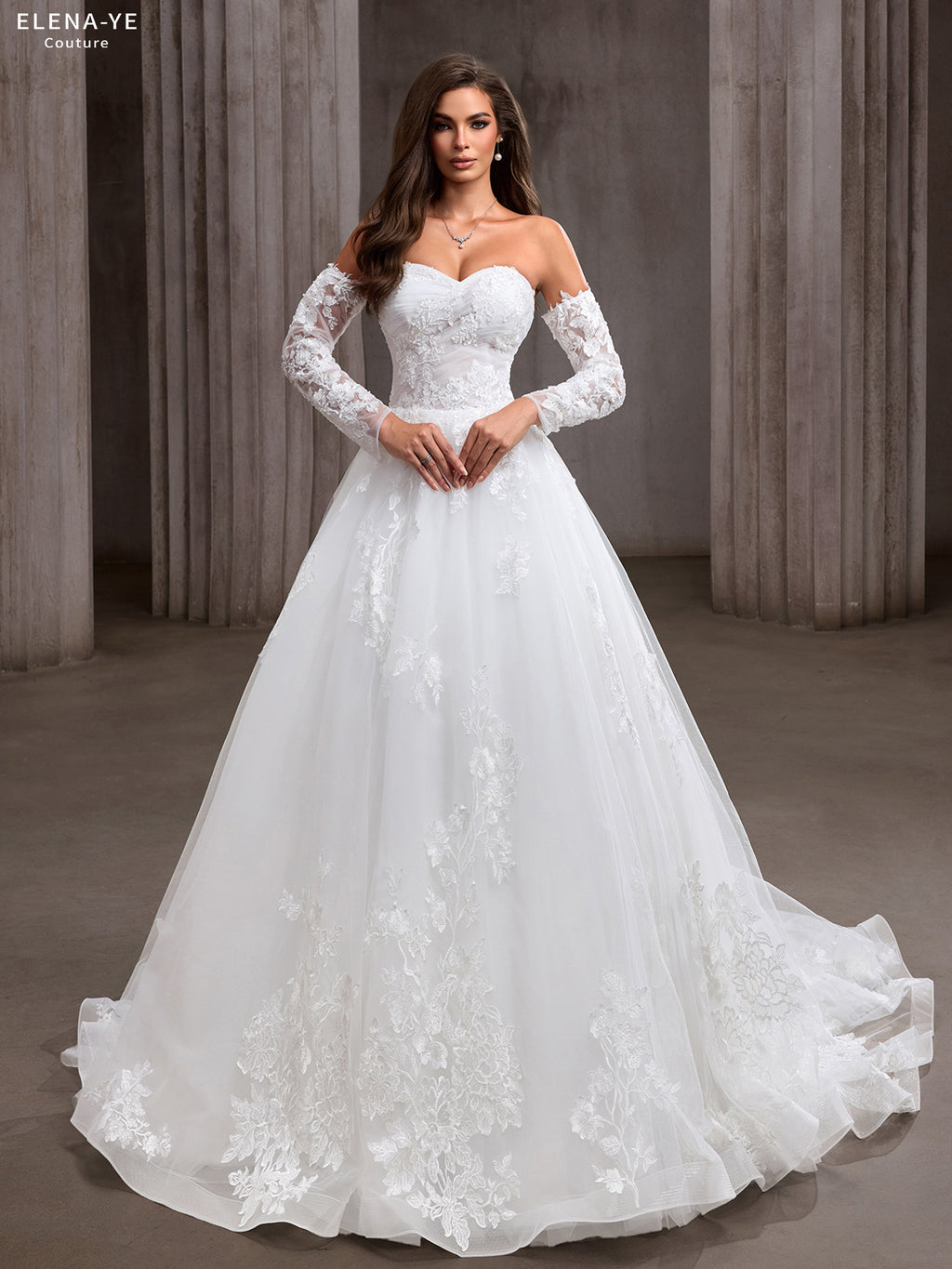 AW26078A Vestido de novia elegante