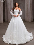 AW26078A Vestido de novia elegante