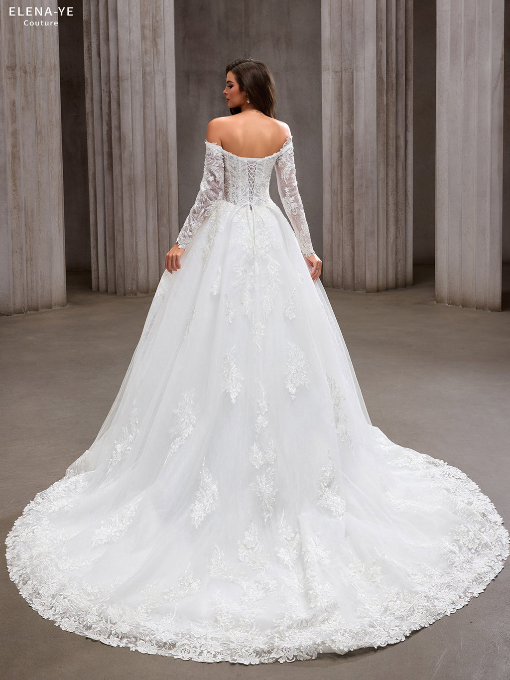 AW26097A Vestido de novia elegante