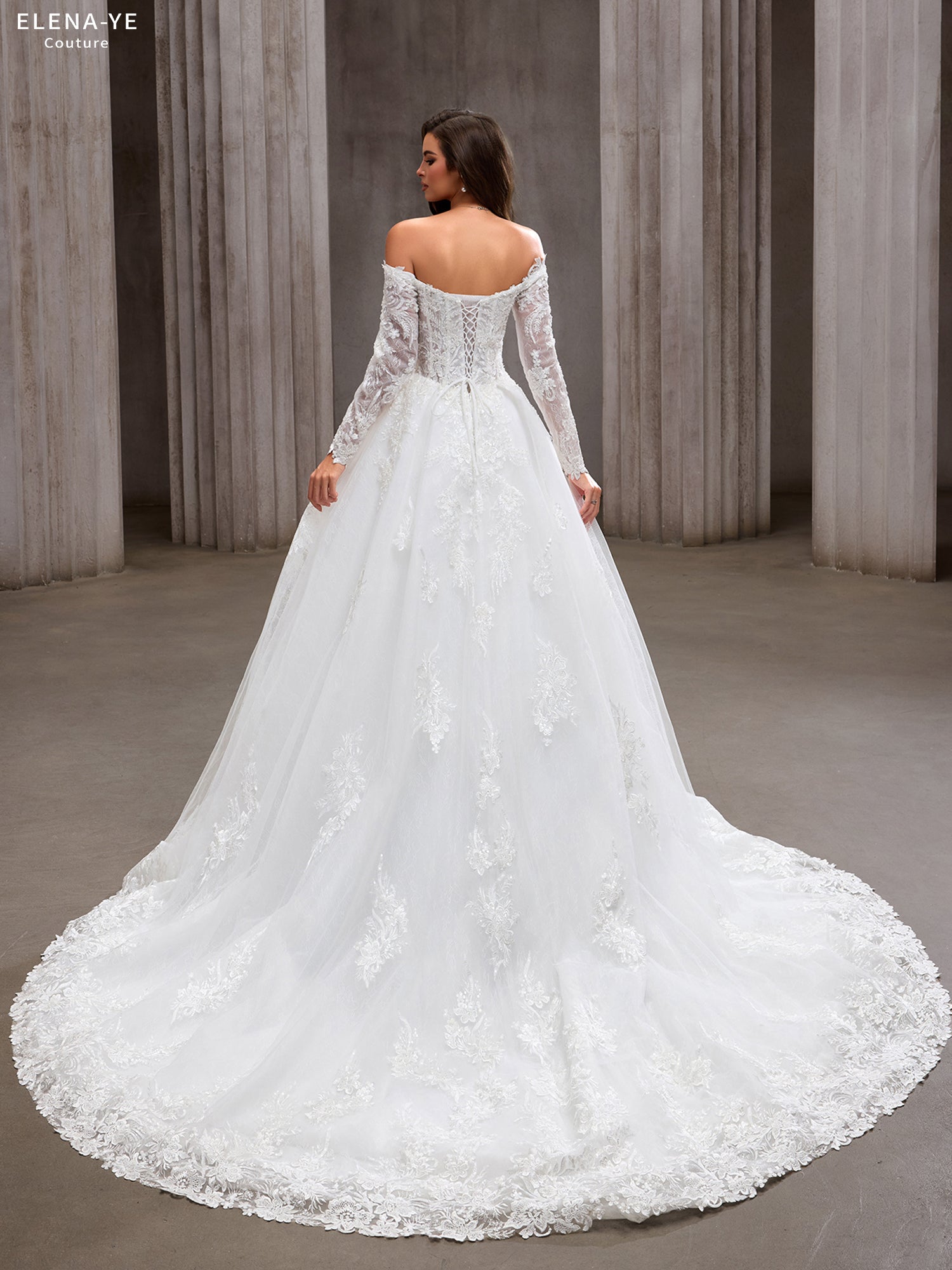 AW26097A Vestido de novia elegante