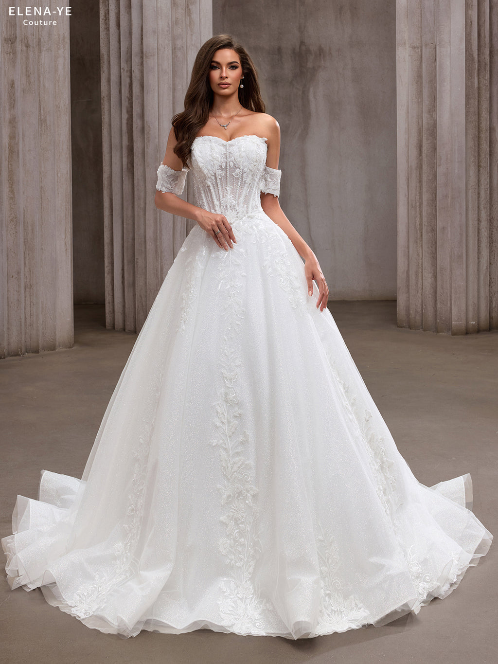 AW26102A Vestido de novia elegante