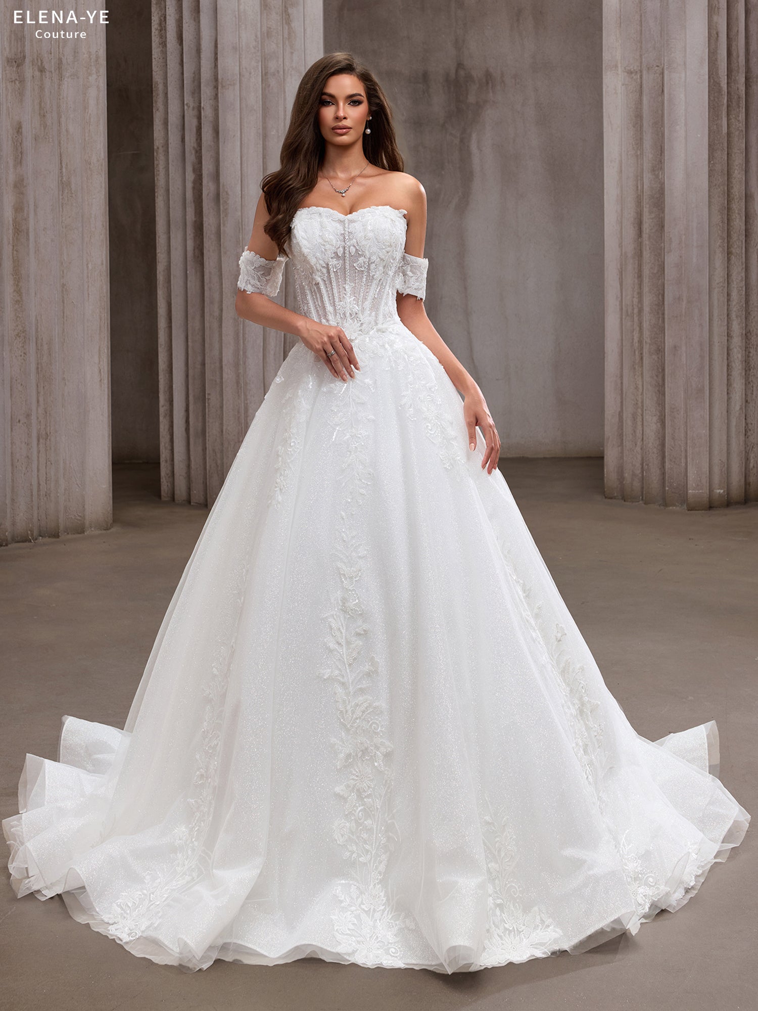 AW26102A Vestido de novia elegante