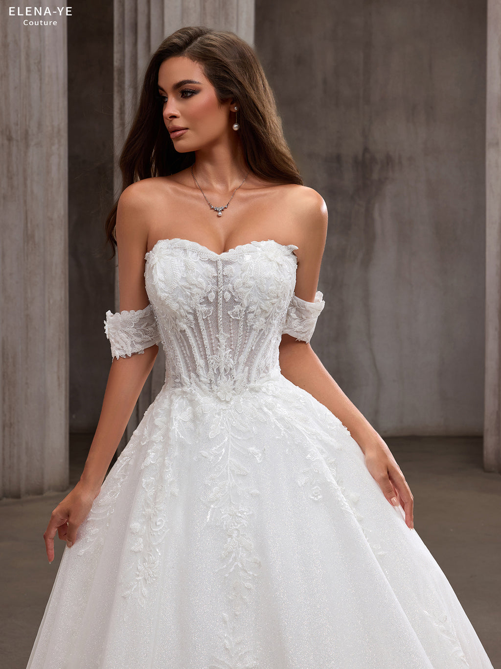 AW26102A Vestido de novia elegante