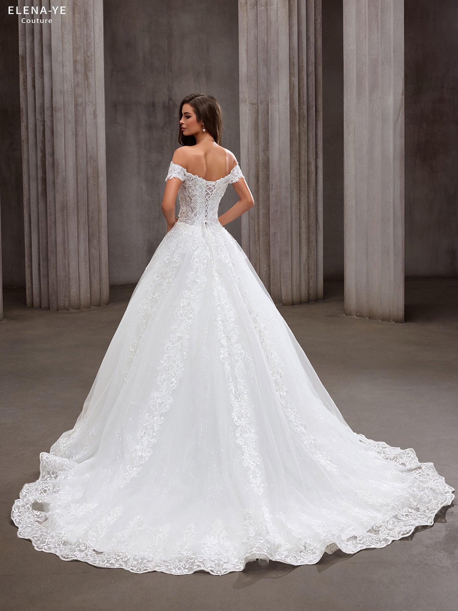 AW26086A Vestido de novia elegante