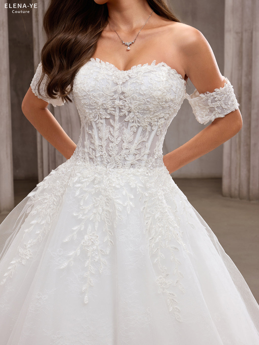 AW26199A Vestido de novia elegante