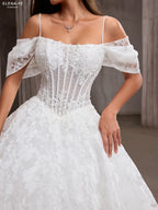 AW26195 Vestido de novia elegante