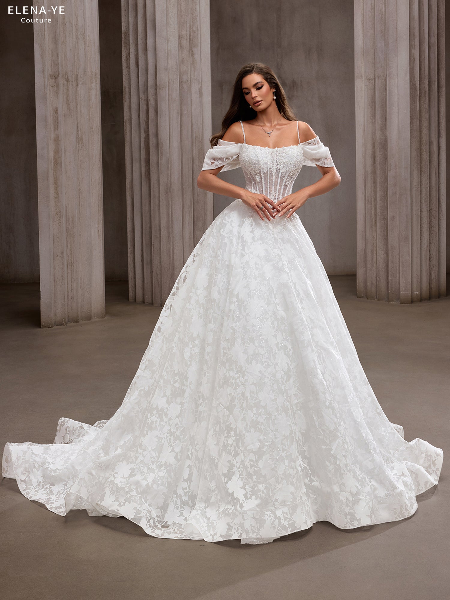 AW26195 Vestido de novia elegante