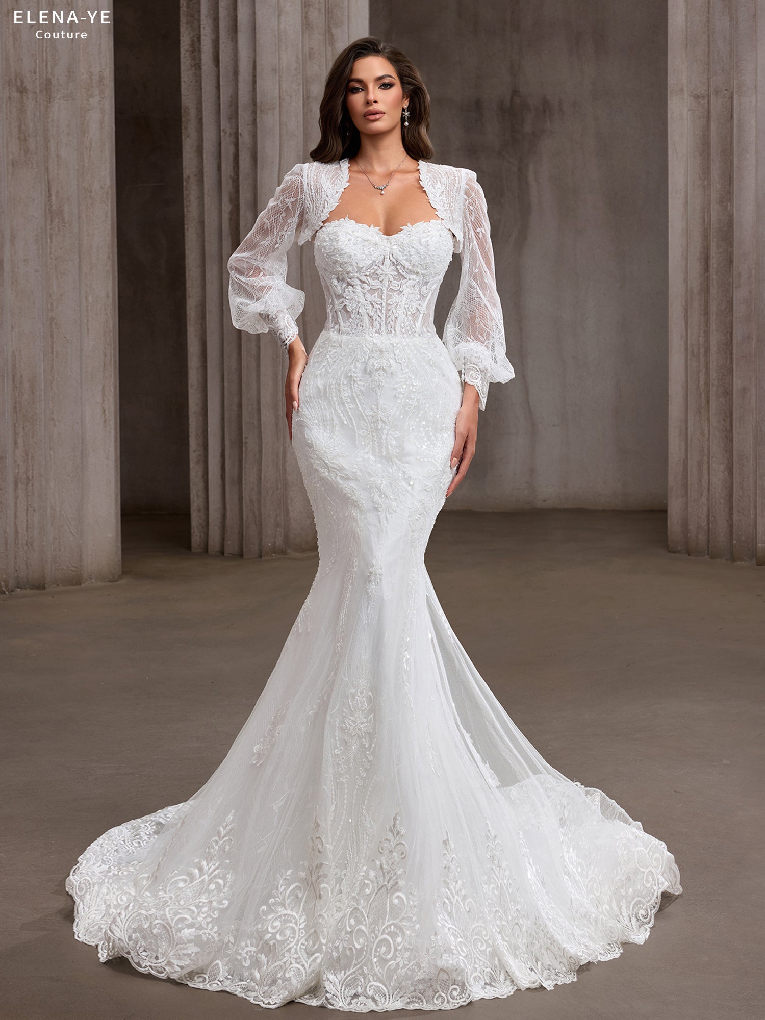 AW26100A Vestido de novia elegante