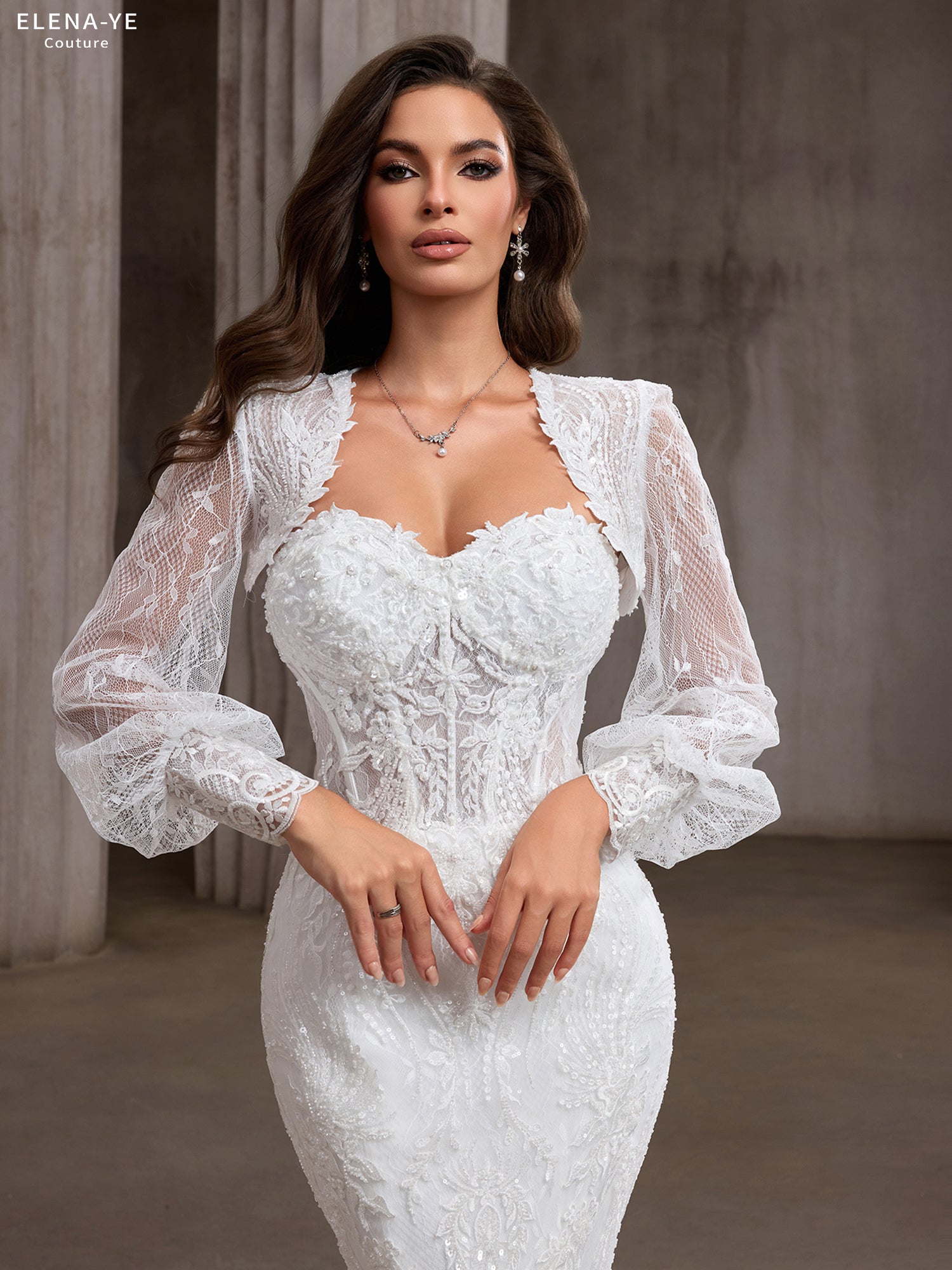 AW26100A Vestido de novia elegante