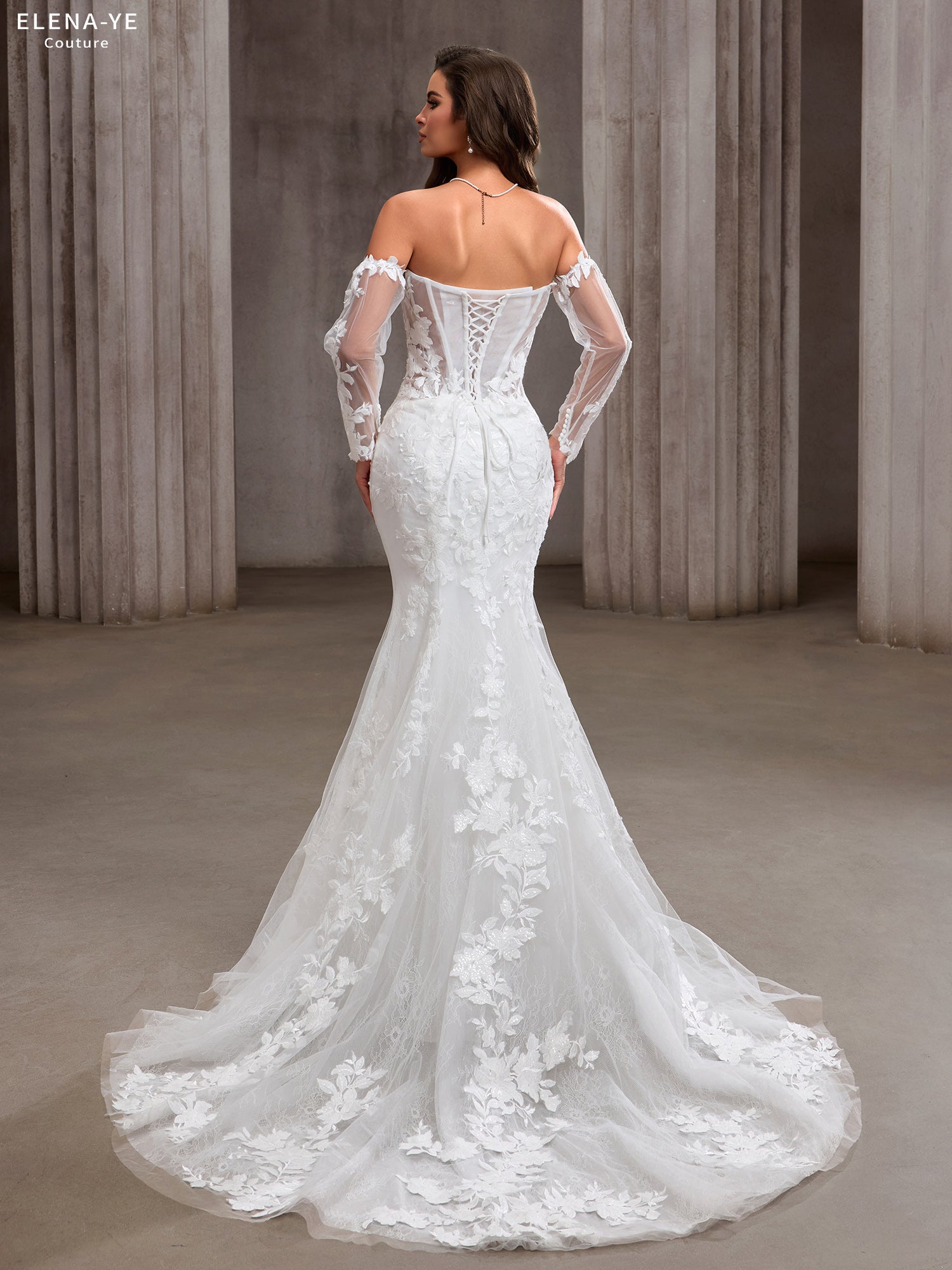 AW26196A Vestido de novia elegante