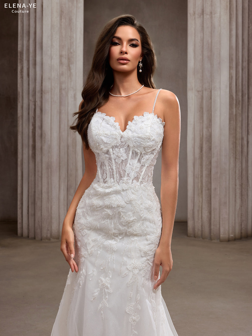 AW26095A Vestido de novia elegante