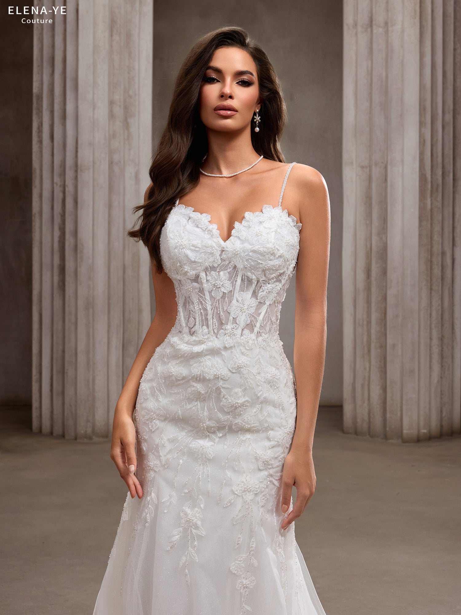 AW26095A Vestido de novia elegante
