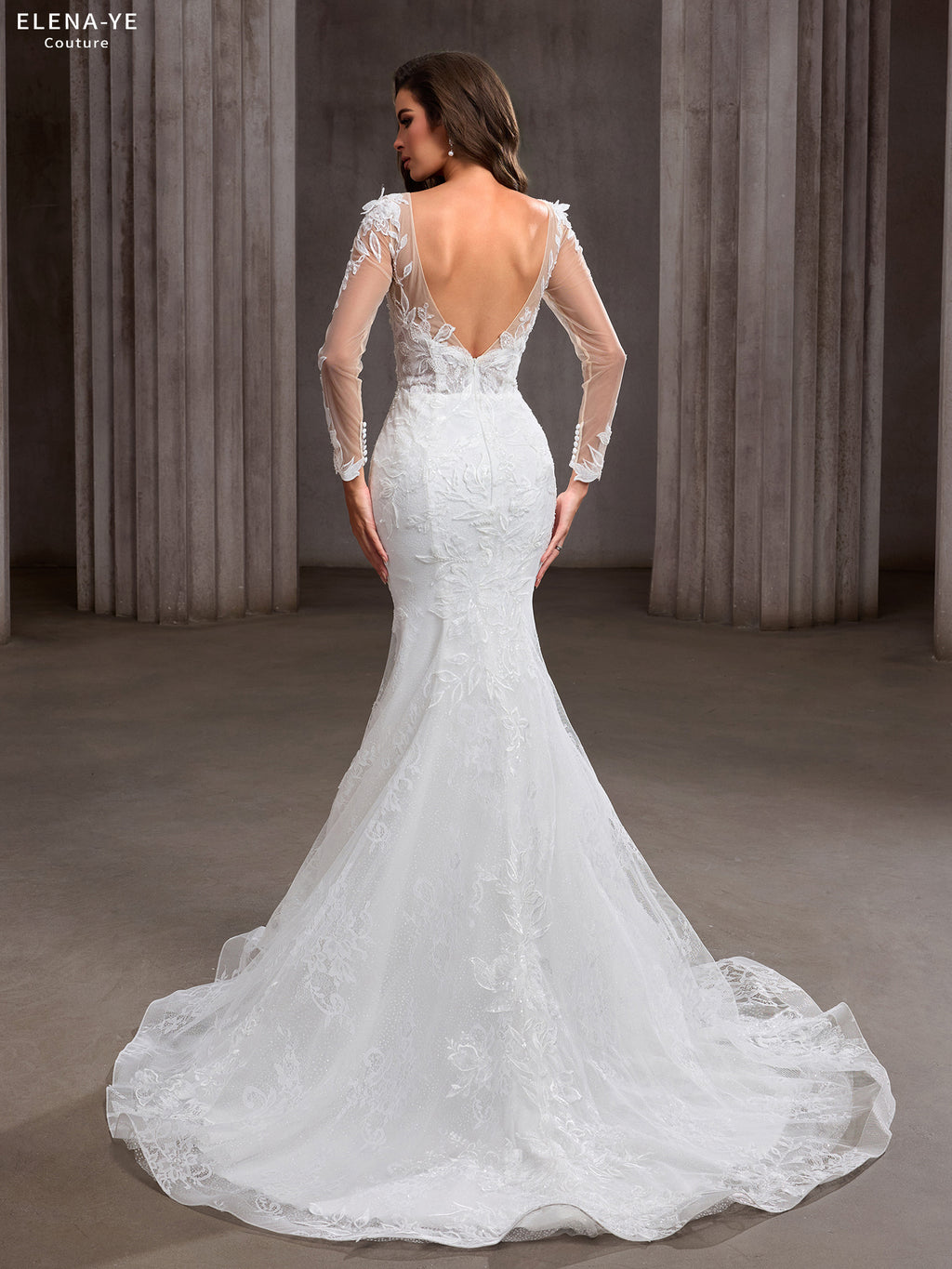 AW26076A Vestido de novia elegante