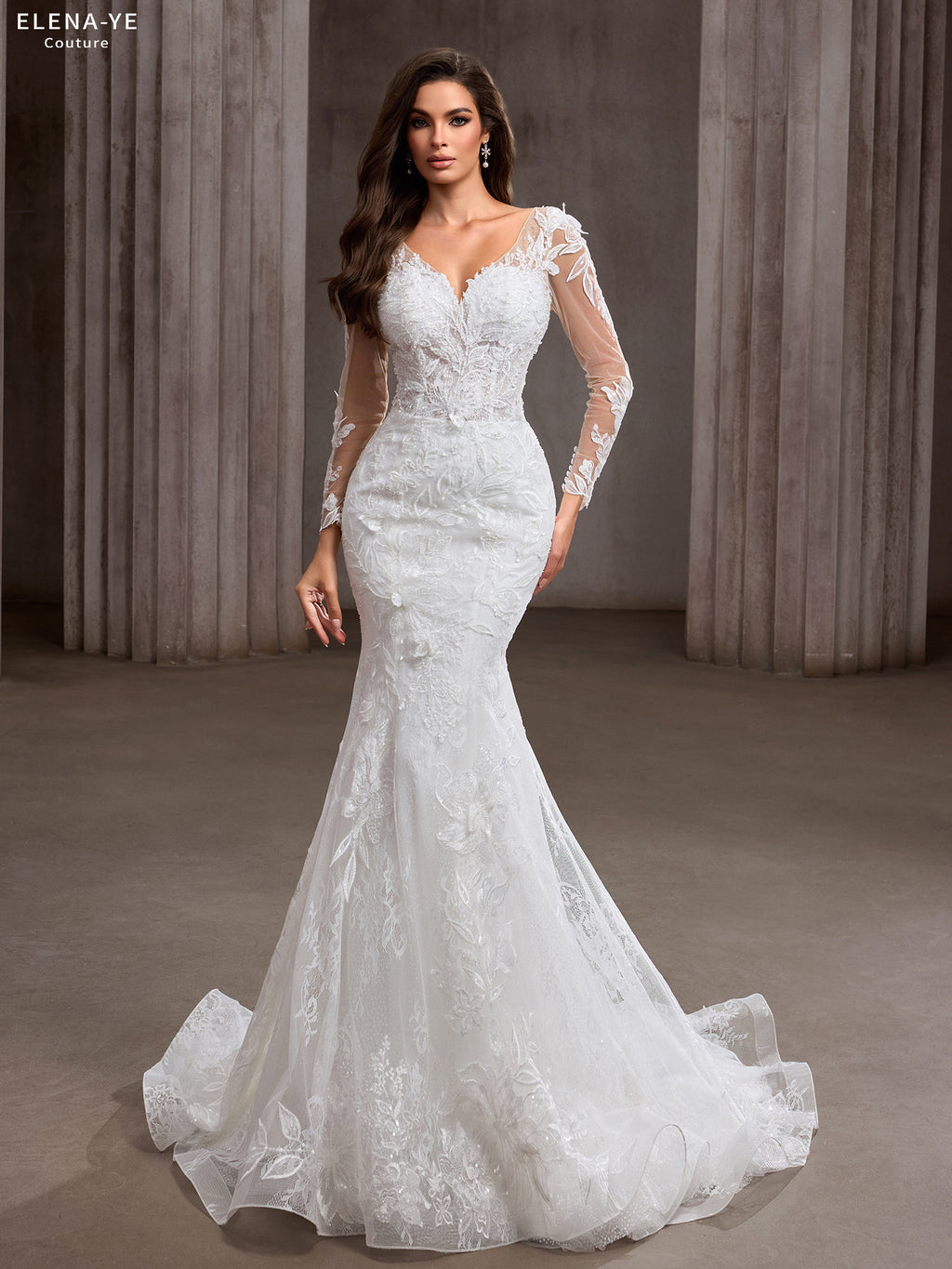 AW26076A Vestido de novia elegante