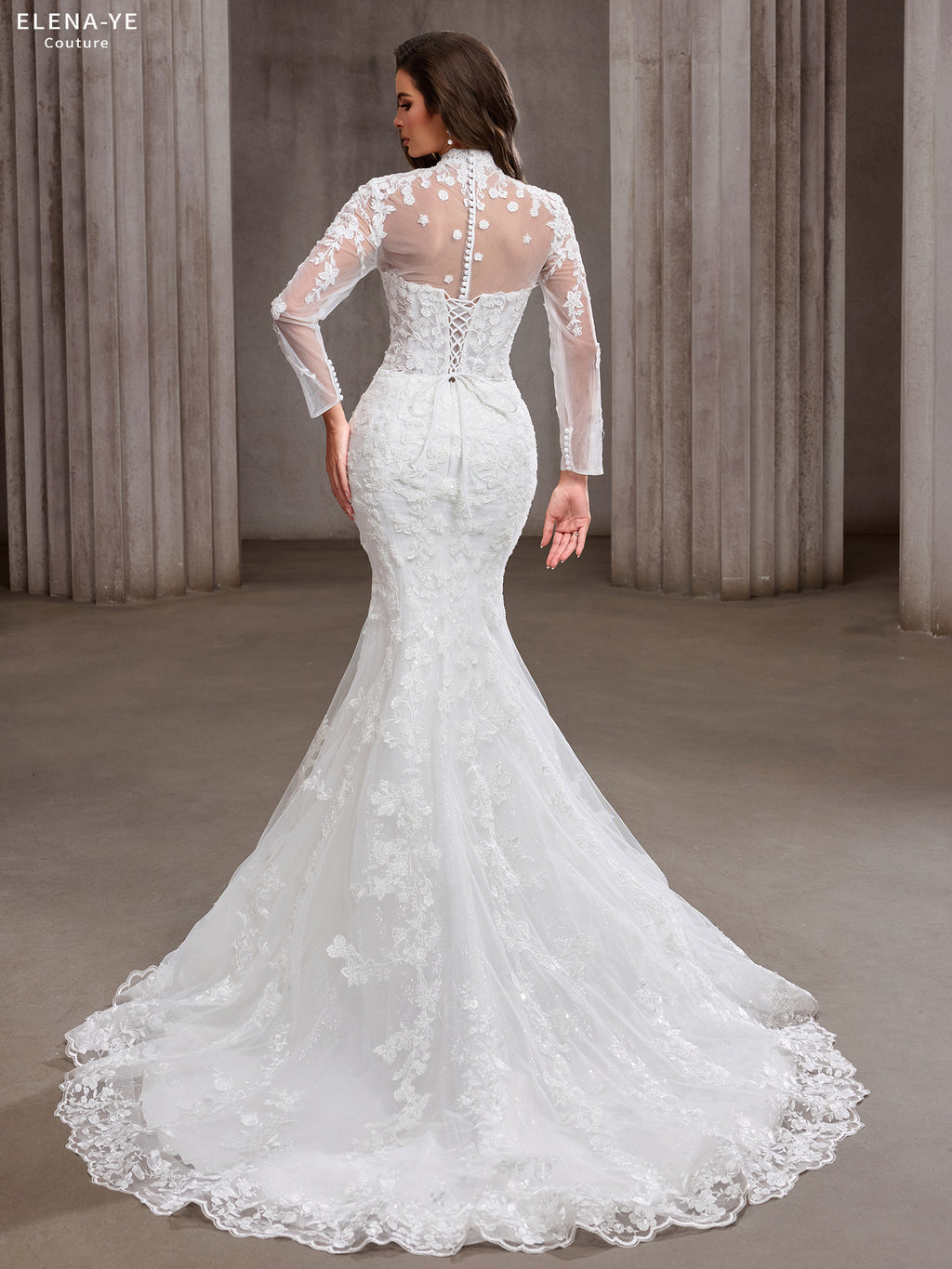 AW26101A Vestido de novia elegante