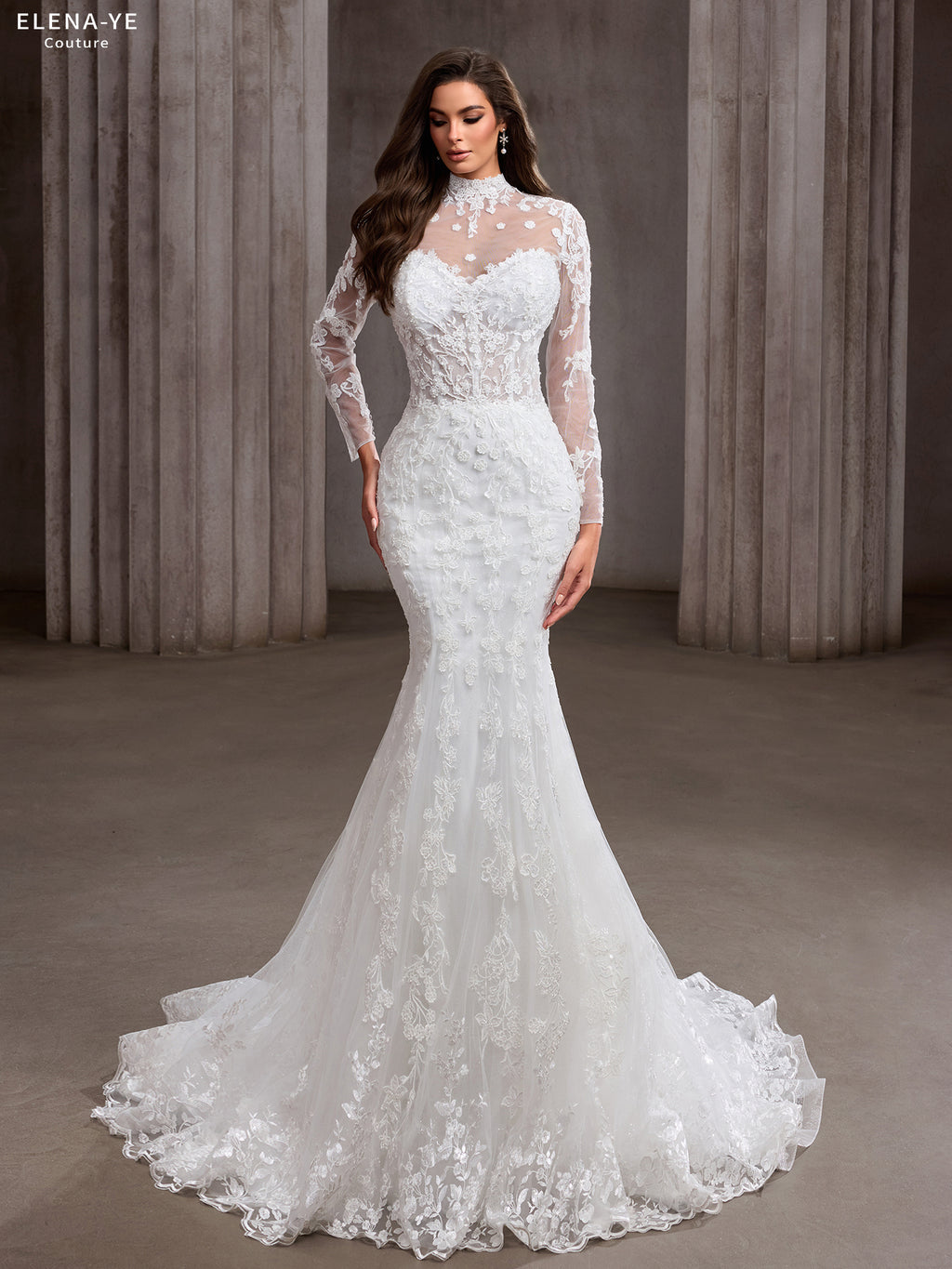 AW26101A Vestido de novia elegante