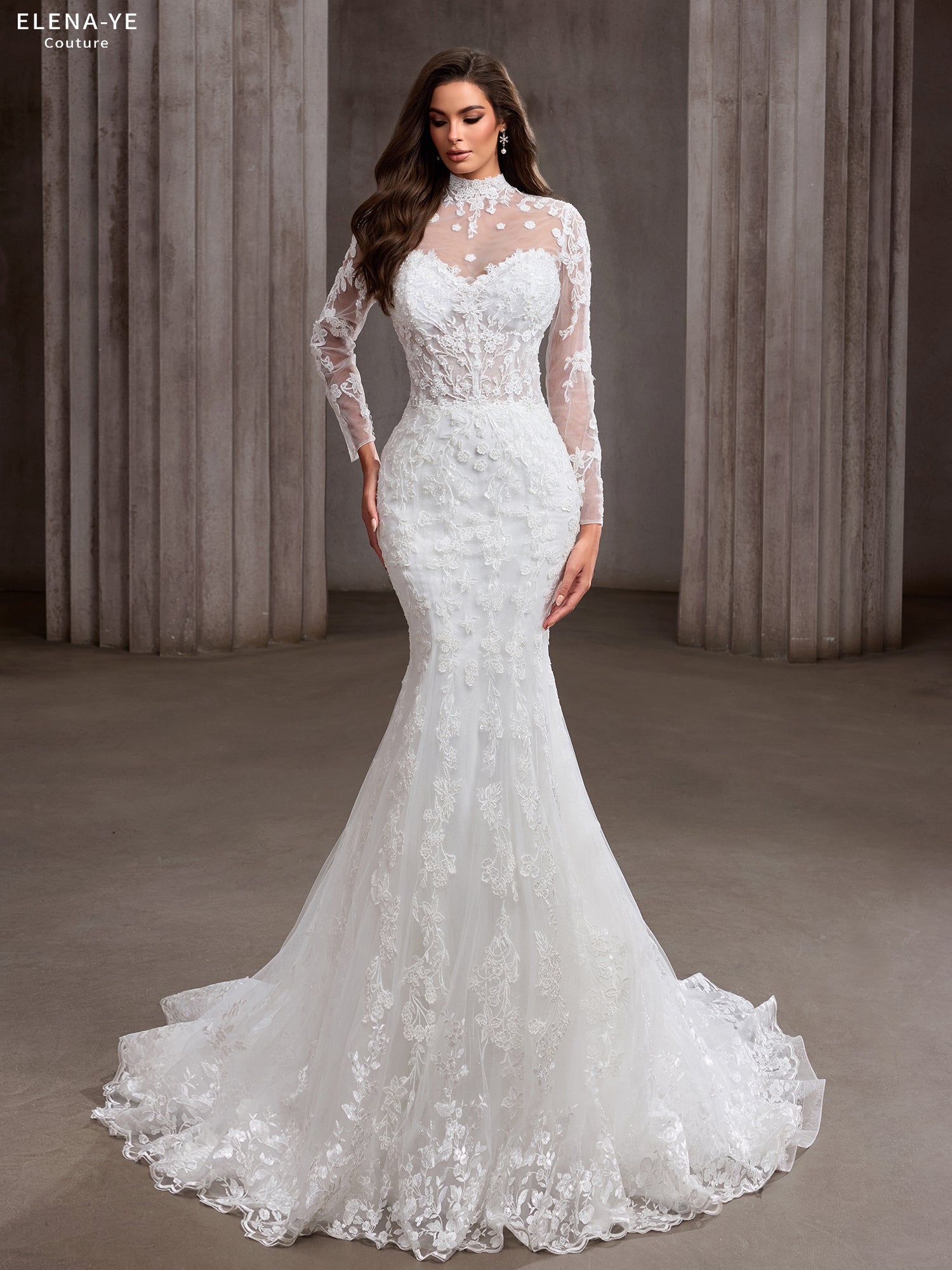 AW26101A Vestido de novia elegante