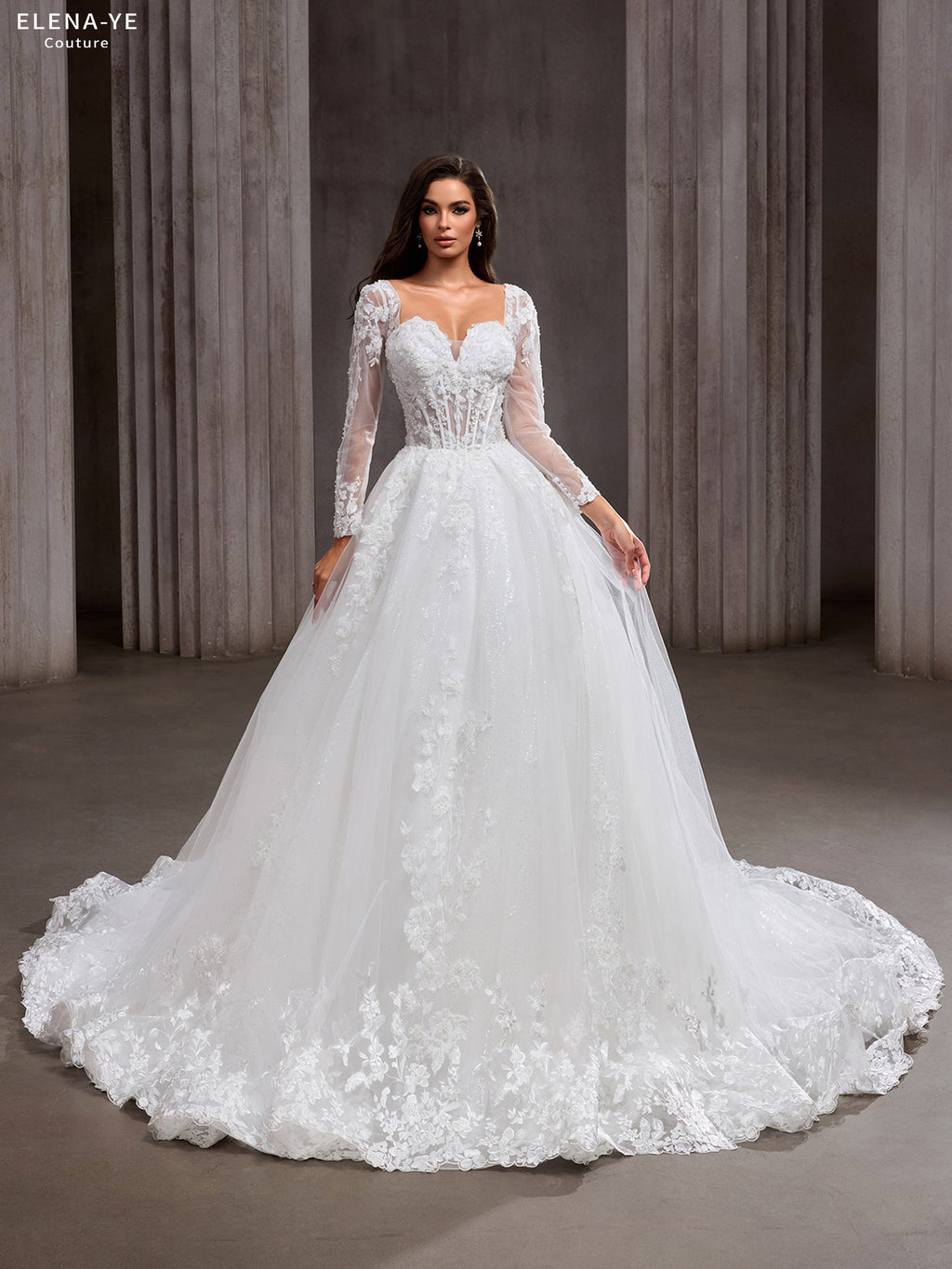 AW26215A Vestido de novia elegante