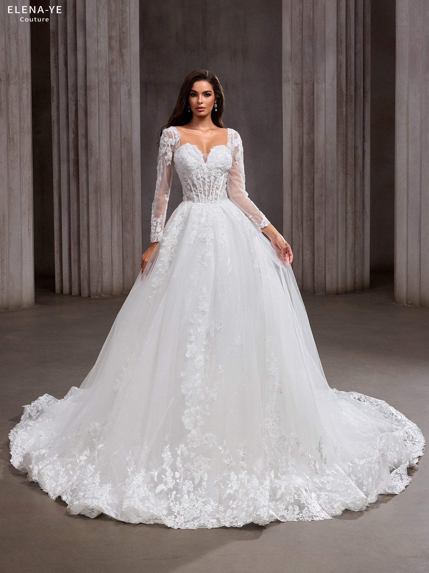 TC-2610 Vestido de novia elegante