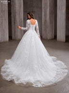 AW26077A Vestido de novia elegante