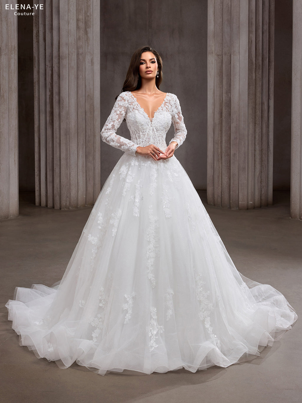 AW26077A Vestido de novia elegante