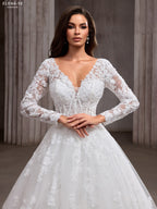 AW26077A Vestido de novia elegante