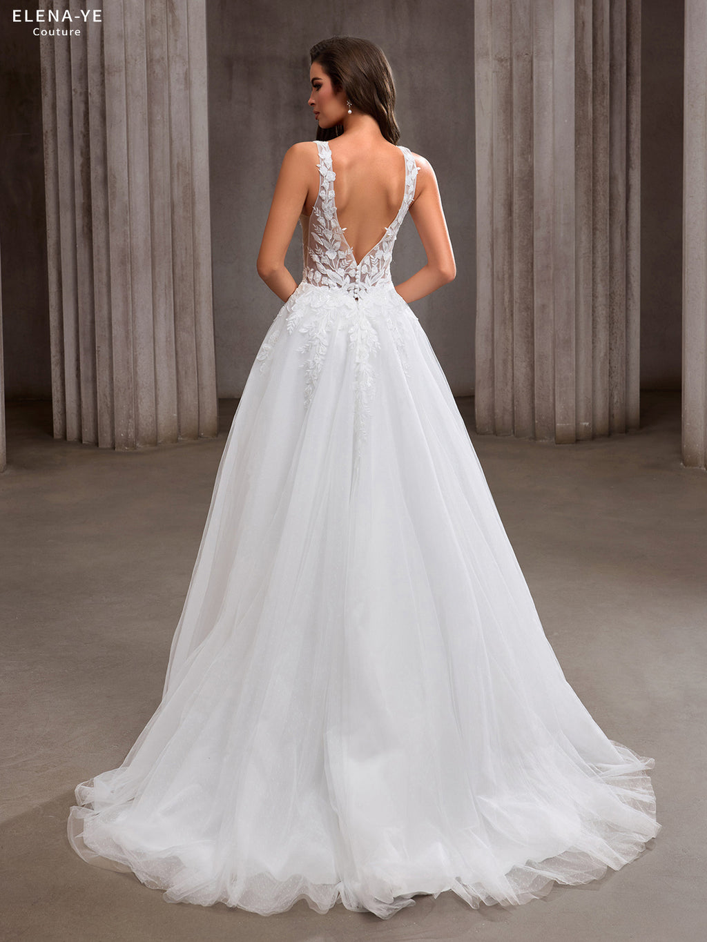 AW26094A Vestido de novia elegante