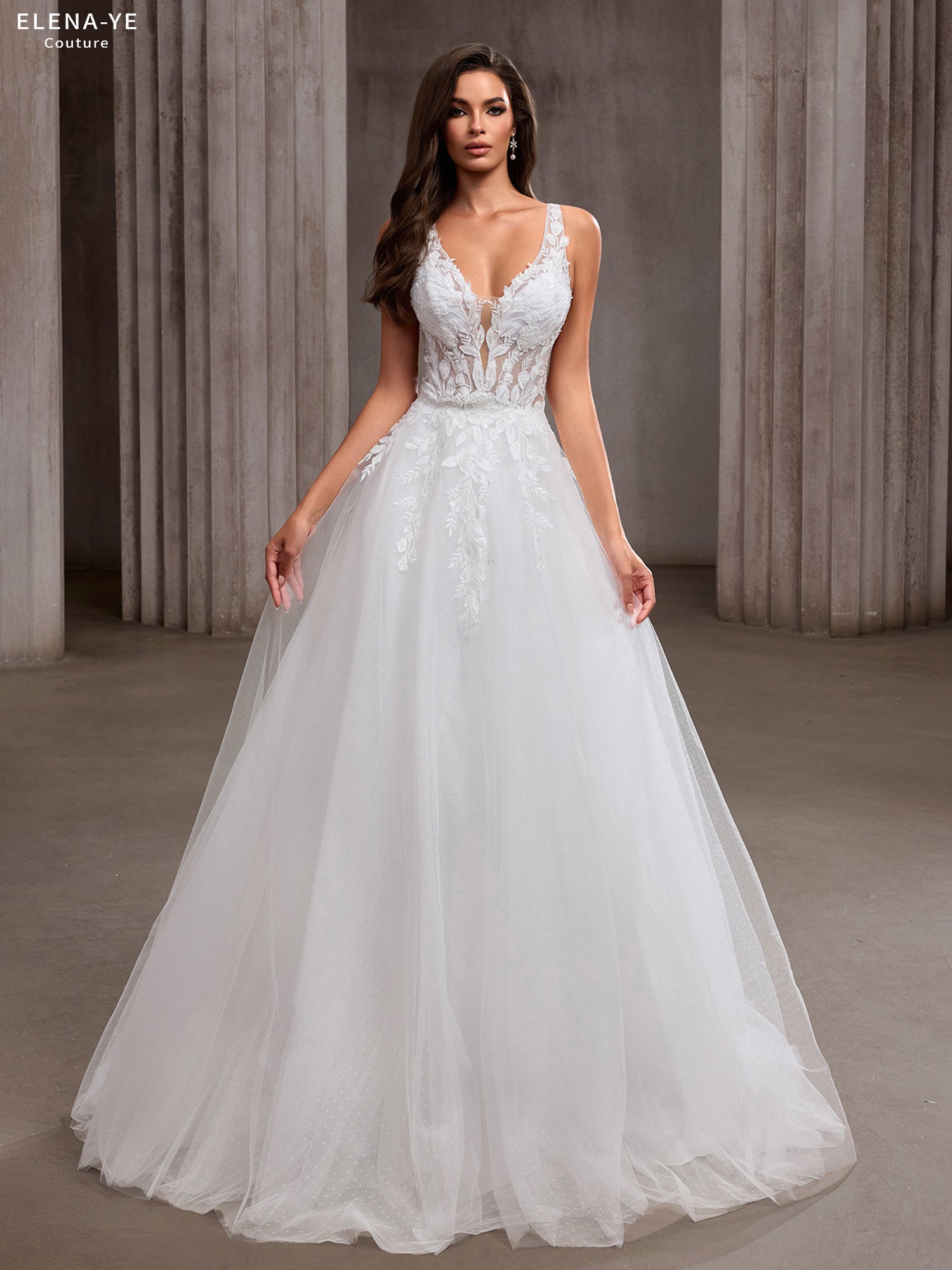 AW26094A Vestido de novia elegante