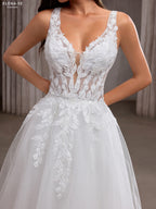 AW26094A Vestido de novia elegante
