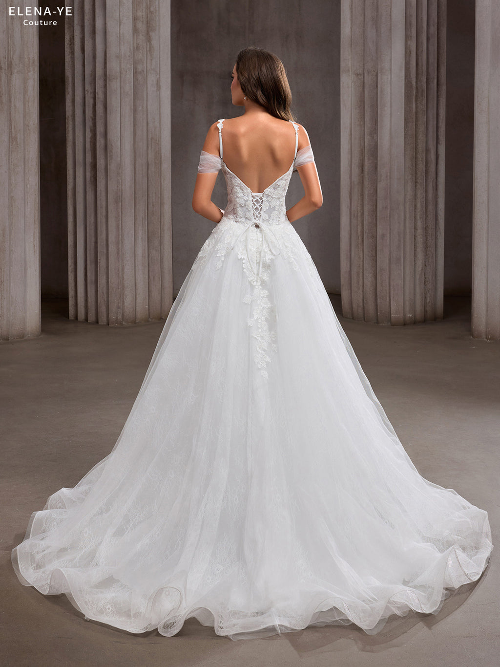 AW26091A Vestido de novia elegante