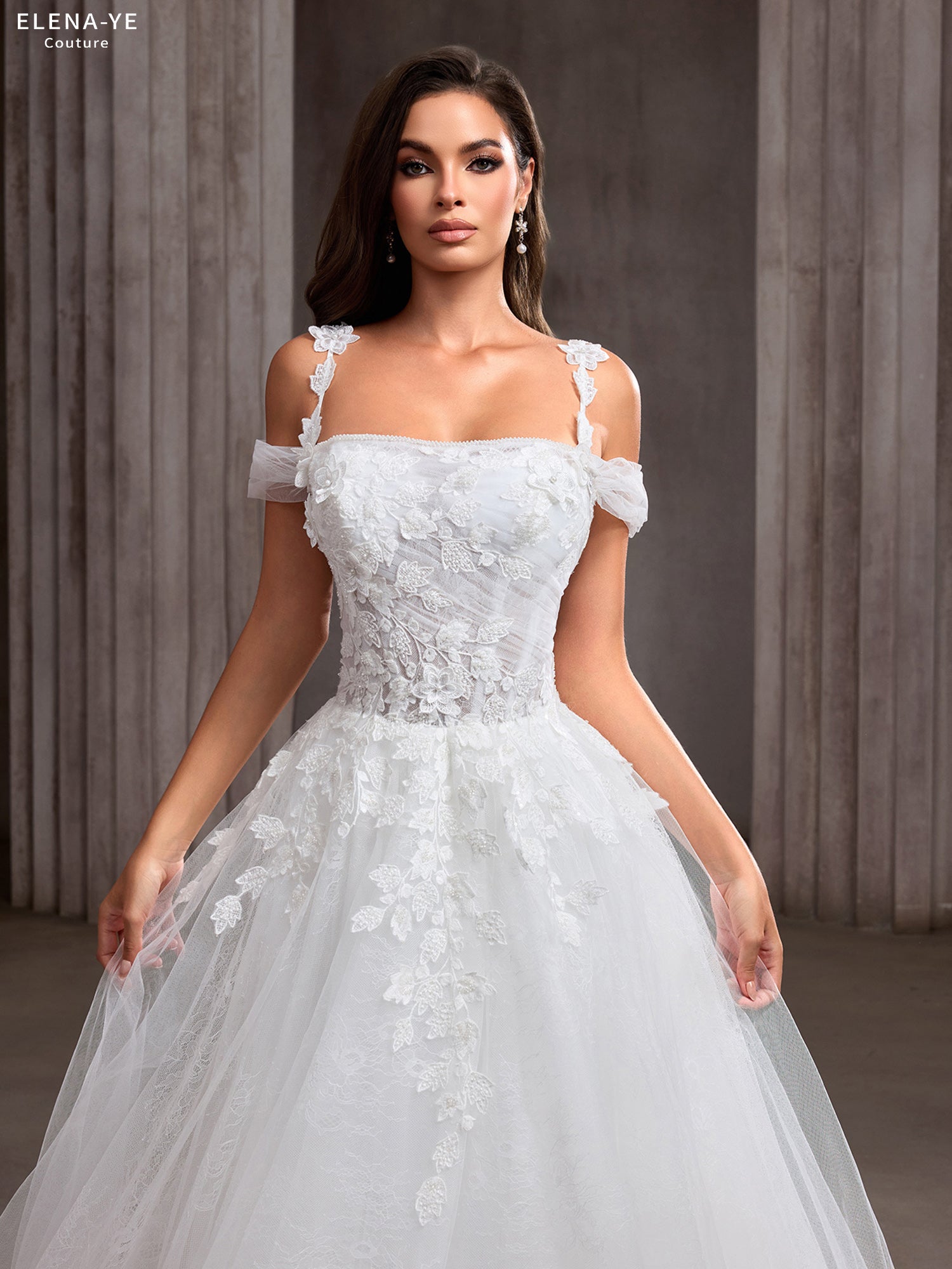 AW26091A Vestido de novia elegante