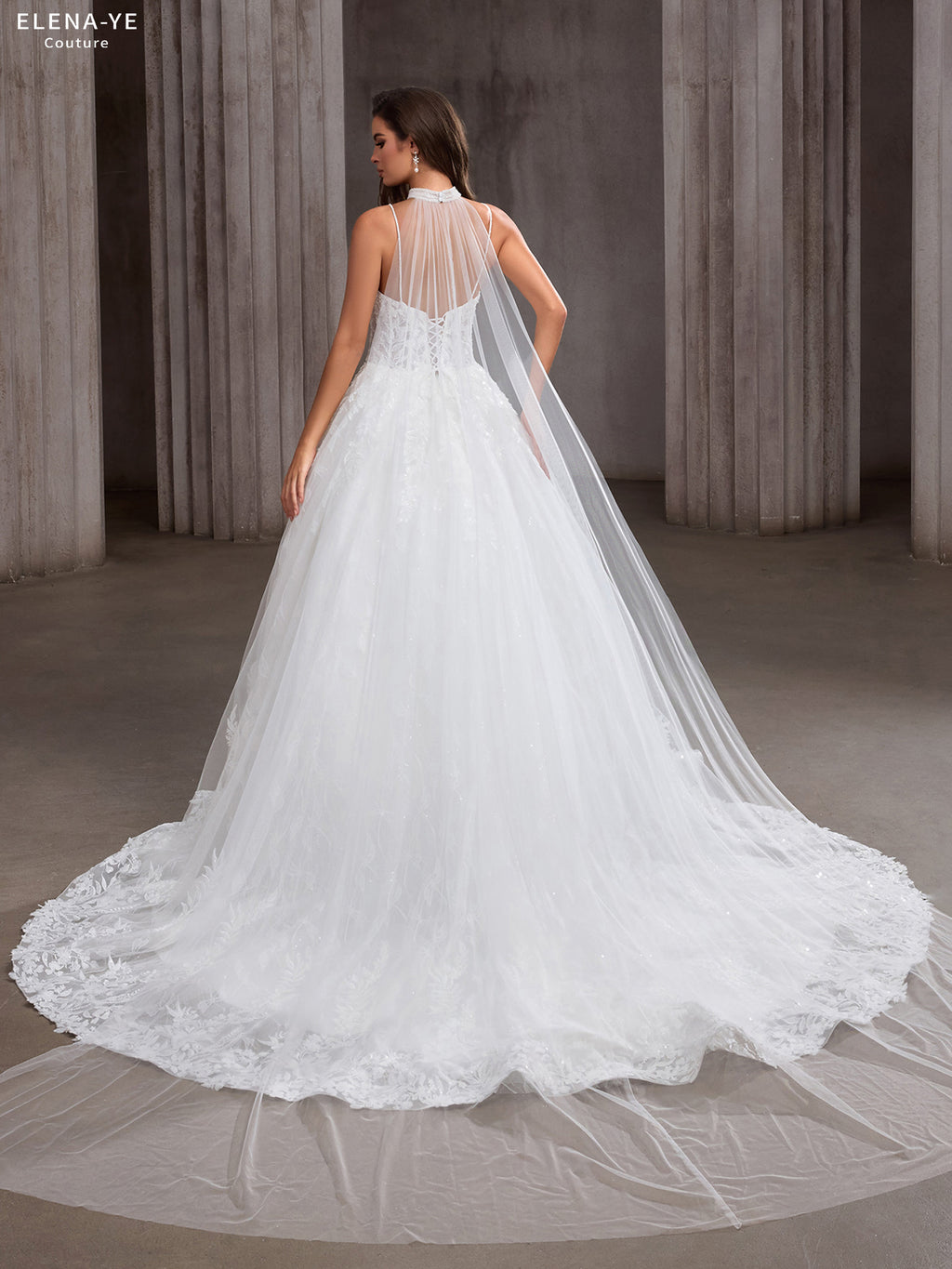 AW26084A Vestido de novia elegante