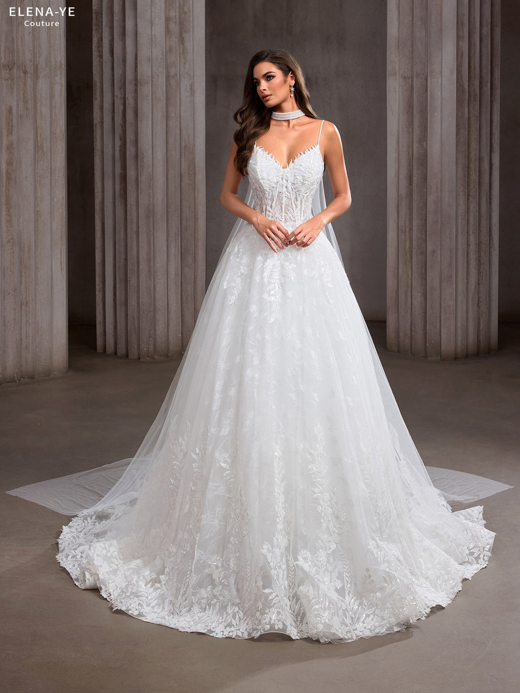 AW26084A Vestido de novia elegante