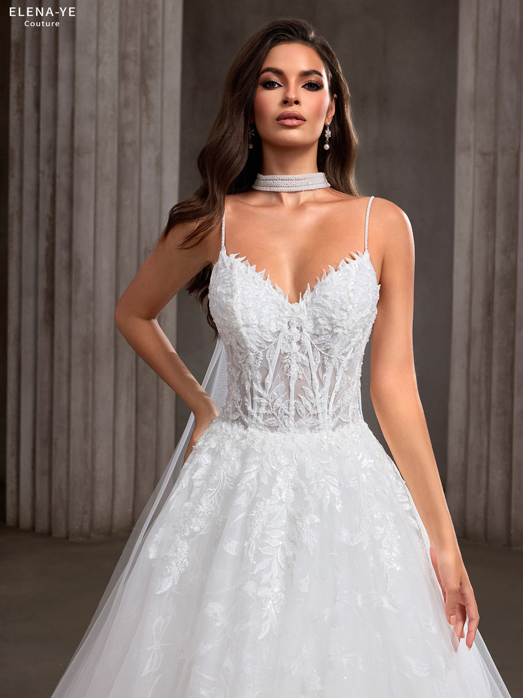 AW26084A Vestido de novia elegante