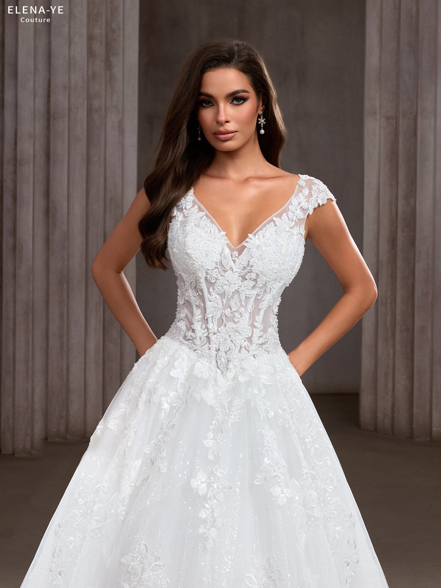 AW26090A Vestido de novia elegante