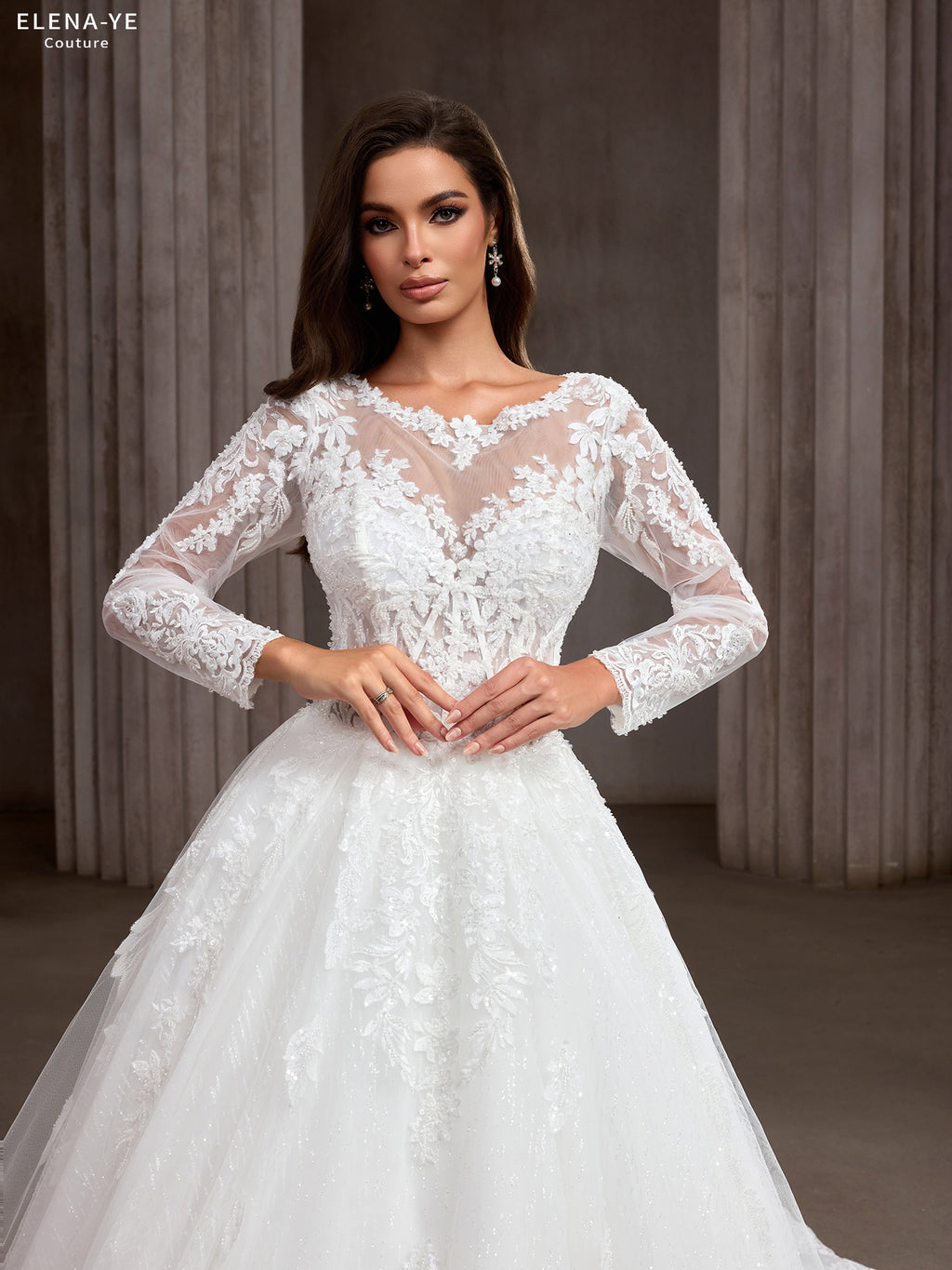 AW26082A Vestido de novia elegante