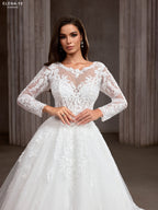 AW26082A Vestido de novia elegante