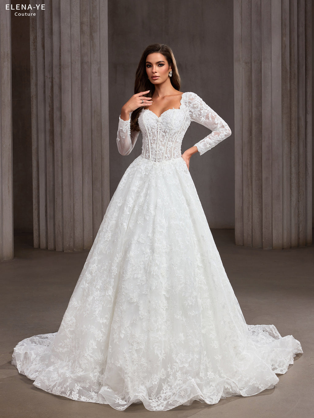 AW26073A Vestido de novia elegante